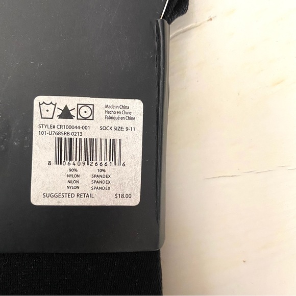 Cynthia Rowley Black Solid Lace Liners NWT - Picture 5 of 5